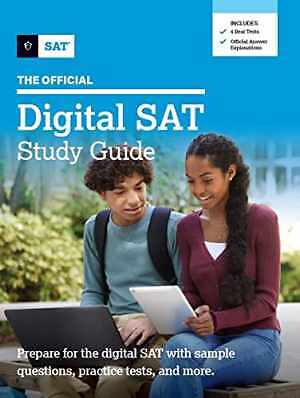 The Official Digital SAT Study Guide – Paperback, by The College Board – Good o