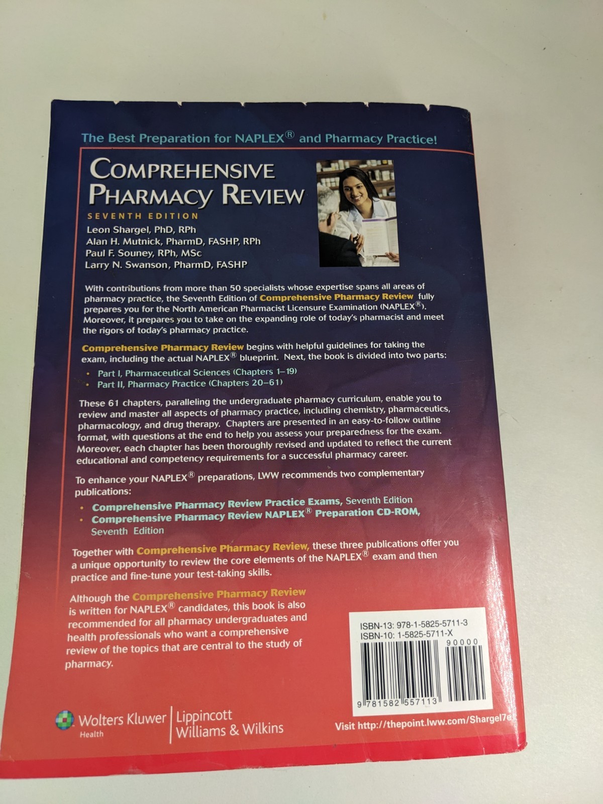 Comprehensive Pharmacy Review – Paperback By Shargel PhD RPh, Leon –