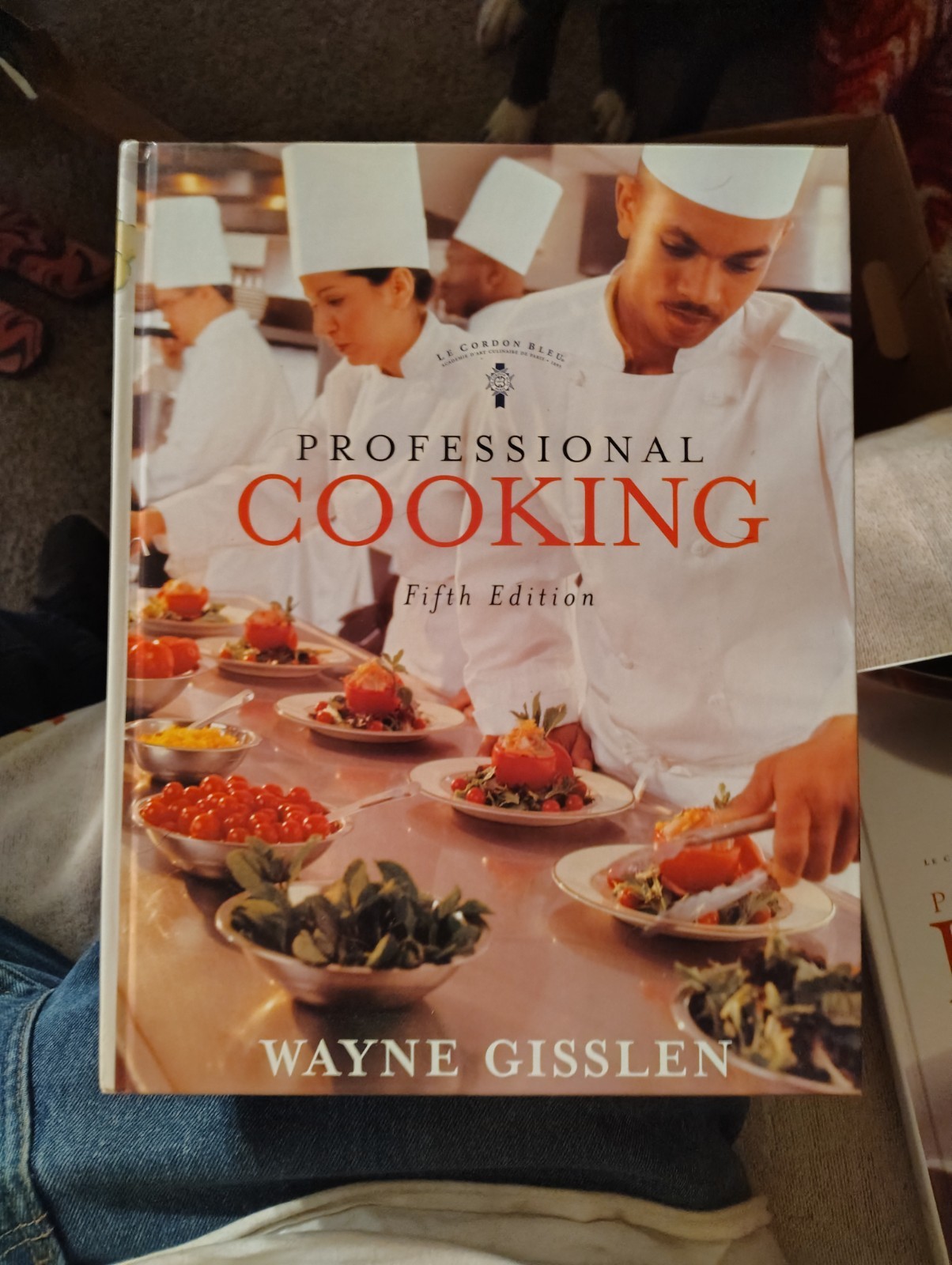 Professional Cooking Fifth Edition Hardcover by Wayne Gisslen Wiley Revised 2001