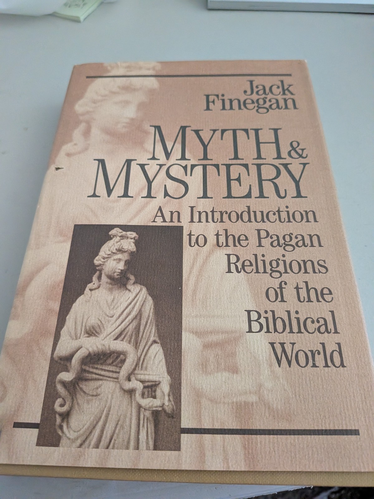 Myth & Mystery, Pagan Religions Biblical World, J Finegan, HC, DJ, Baker BH, VG