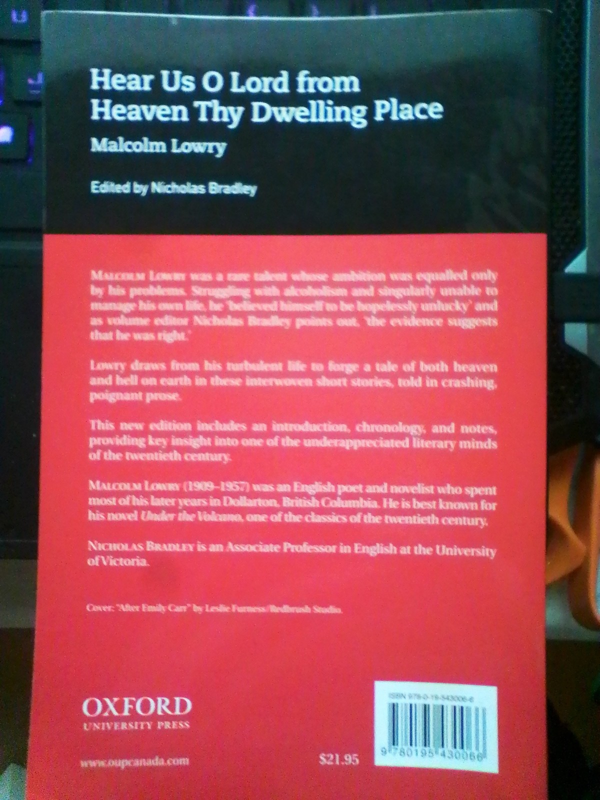 Hear Us O Lord from Heaven Thy Dwelling Place (Milestones in Canadian NEW