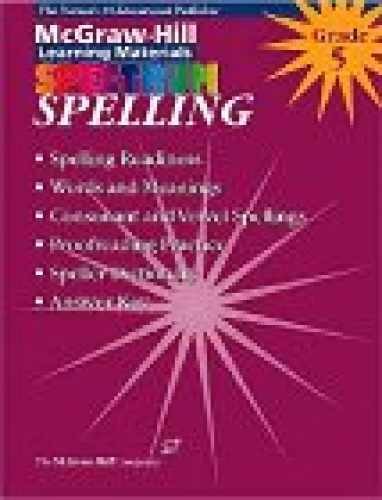 Spelling: Grade 5 – Paperback, by Sra – Very Good x