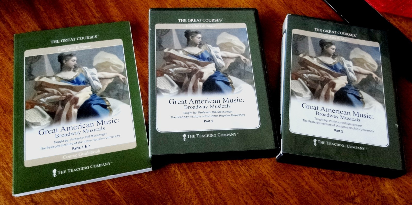 The Great Courses Great American Music: Broadway Musicals Parts 1 & 2 CDS + Book