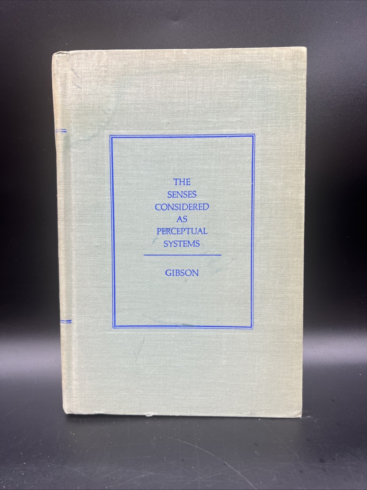 The Senses Considered As Perceptual Systems by James J. Gibson 1966 HC