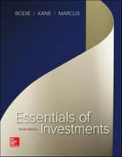 Essentials of Investments (The – Hardcover, by Bodie Zvi Kane – Good
