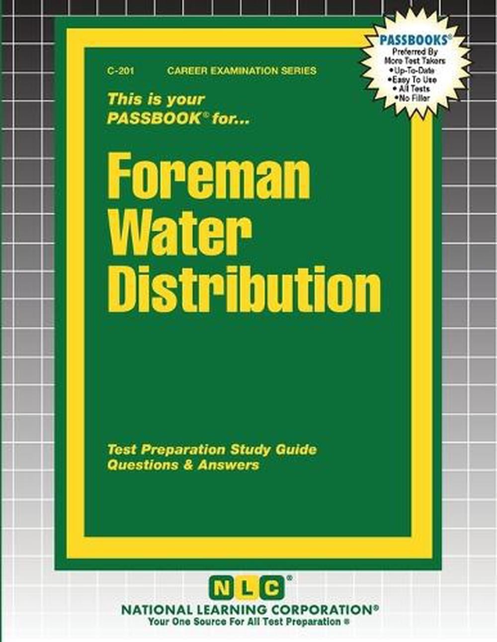 Foreman Water Distribution by Passbooks Paperback Book