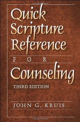 Quick Scripture Reference for Counseling Paperback / softback Book The Fast Free
