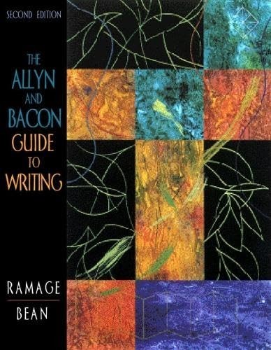The Allyn Bacon Guide to Writ – VERY GOOD