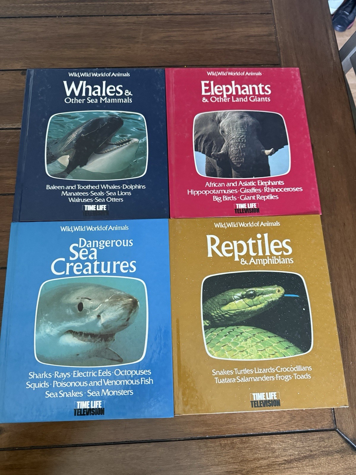 Dangerous Sea Creatures Book – Time Life Wild, Wild World of Animals Lot- 1977