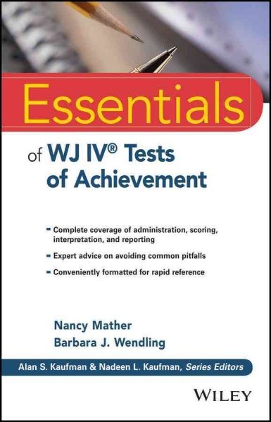 Essentials of Wj IV Tests of Achievement, Paperback by Mather, Nancy; Wendlin…