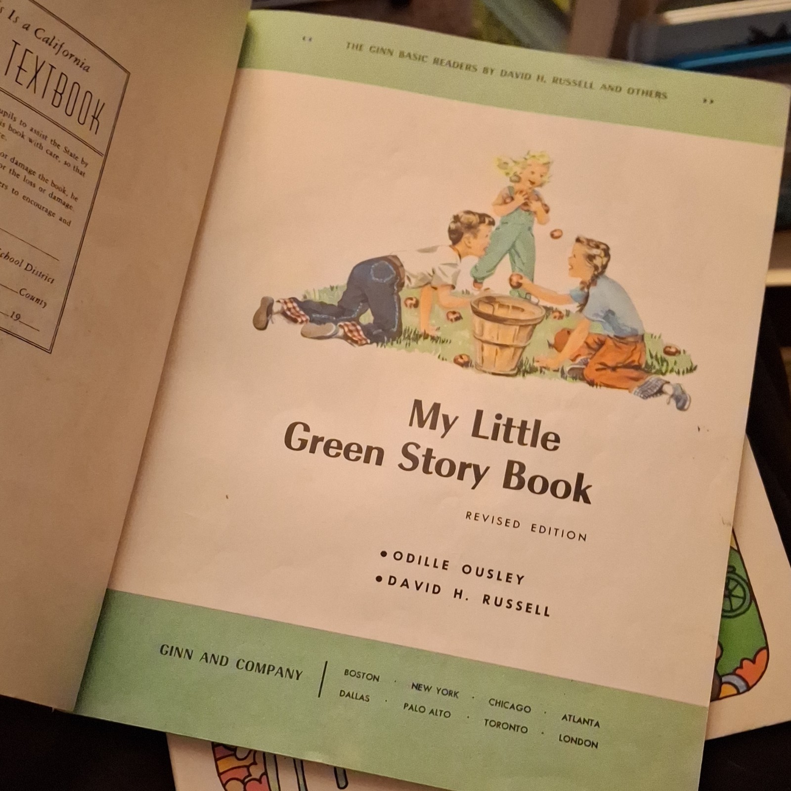 My Little Green Story Book Revised Edition Beginner Ousley Russell Ginn Basic R…