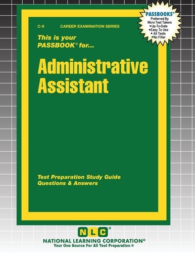 Administrative Assistant (Career Examination), , Excellent Book