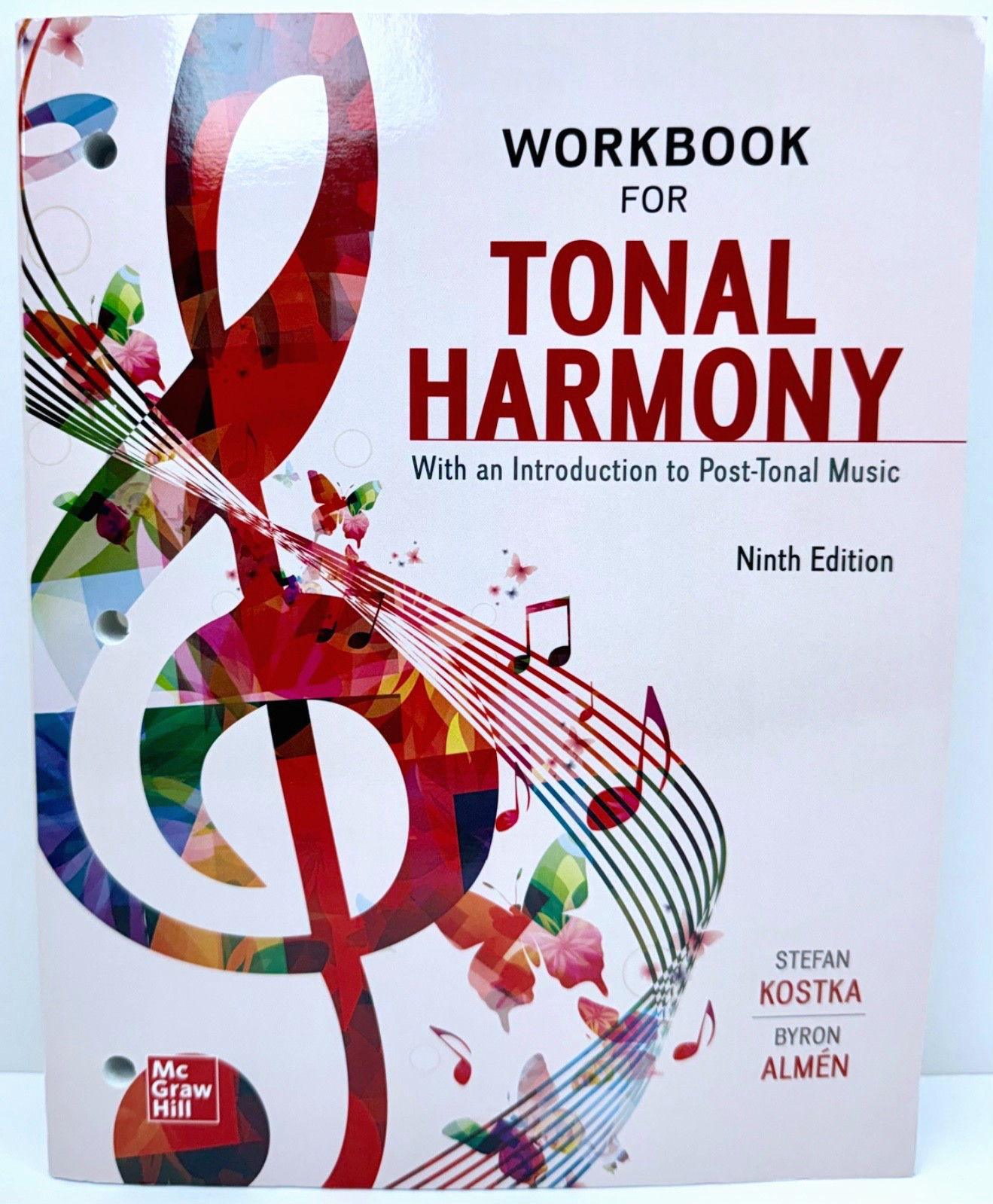 Workbook for Tonal Harmony by Stefan Kostka 2024 Paperback Ninth Edition