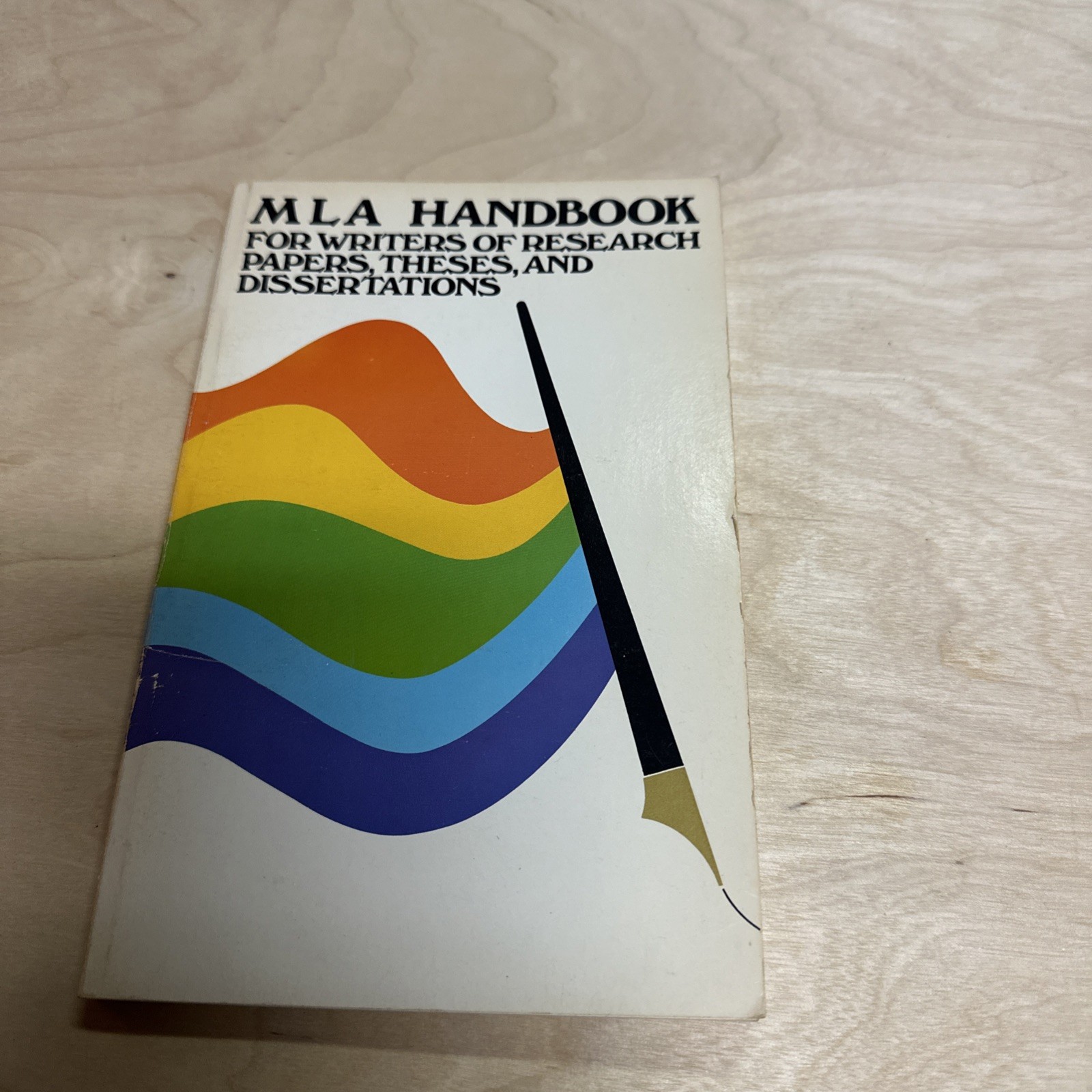 Vintage MLA Handbook for Writers of Research Papers PB 1977 1st Ed 2nd Printing