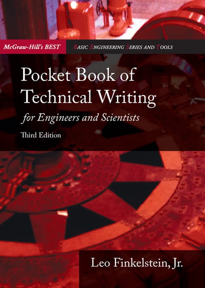 Technical Writing for Engineers & Scientists – paperback Finkelstein, Leo