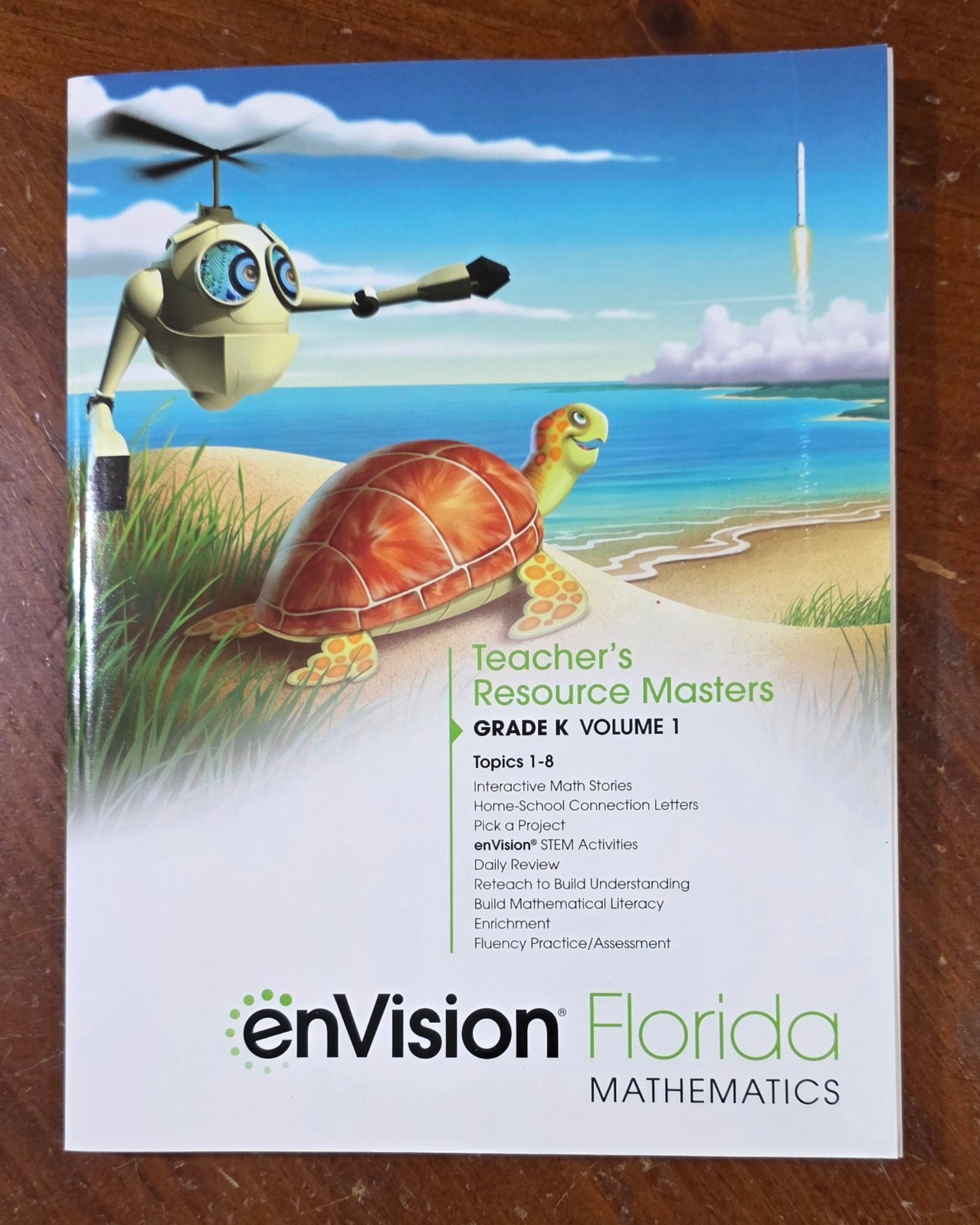 B448-12 * NEW, ENVISION FL MATH, GRADE K, VOL 1 , TEACHER’S RESOURCE MASTERS