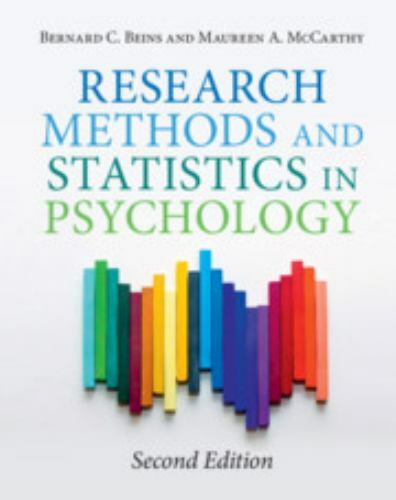 Research Methods and Statistics in Psychology, Beins, Bernard C.,McCarthy, Maure