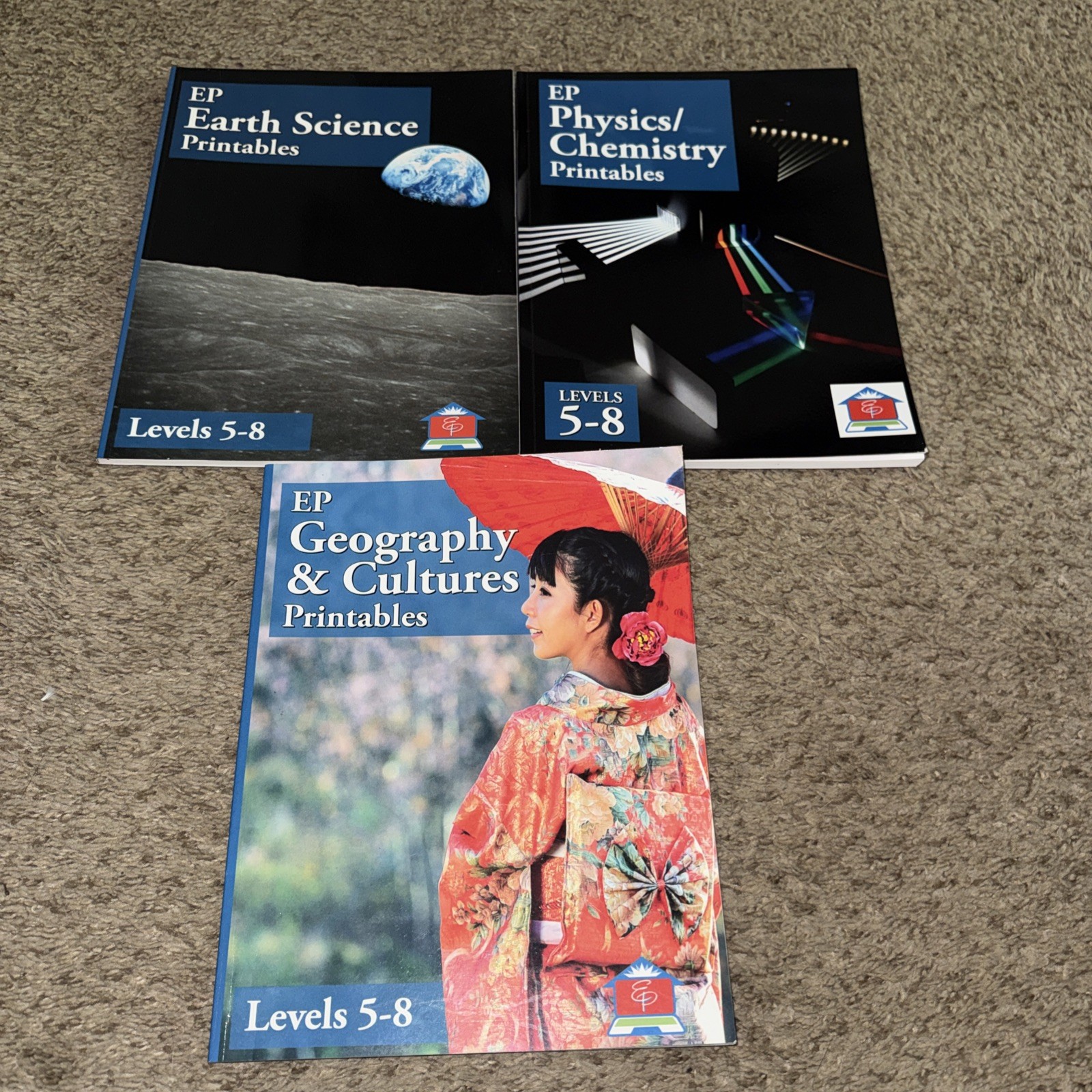 EP Home School Levels 5-8 Printables Lot Of 3