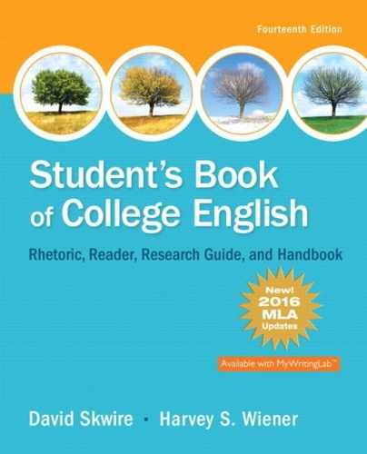 Student’s Book of College – Paperback, by Skwire David; Wiener – Very Good