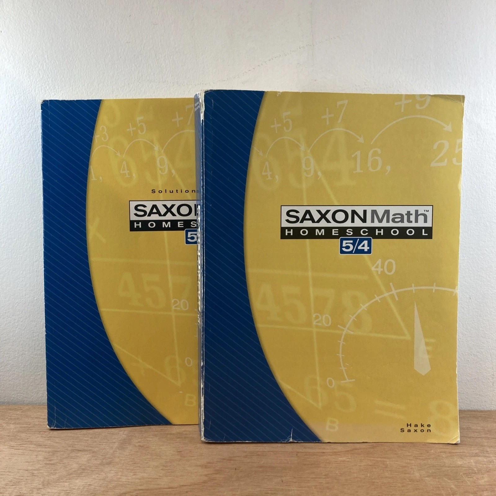 Saxon Math 5/4 3rd Edition Homeschool Textbook + Solutions Manual Set