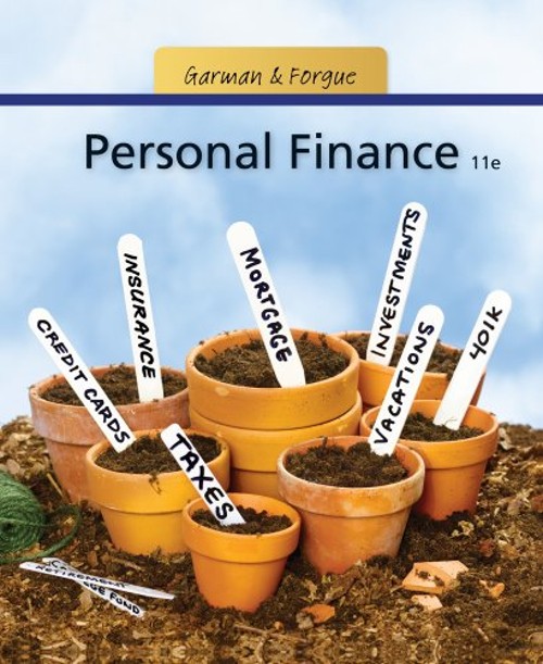 Personal Finance Hardcover E. Thomas, Forgue, Raymond Garman