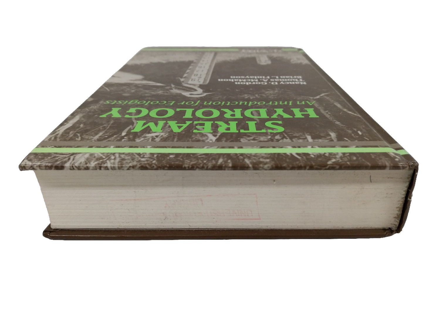 Stream Hydrology An Introduction for Ecologists Gordon McMahon Wiley