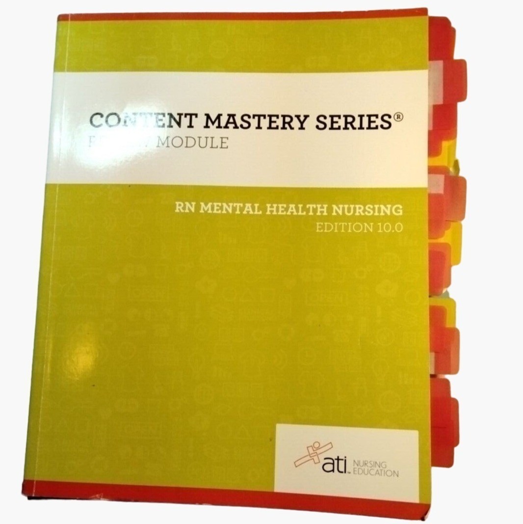 ATI RN Mental Health Nursing Edition 10 Assessment Technologies Instructor notes