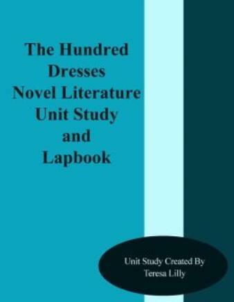 The Hundred Dresses Novel Literature Unit Study And Lapbook