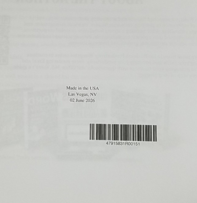 Microsoft Office 365 Mastery 2026 (Paperback) AI Enhanced Ethan Wells Ships Fast