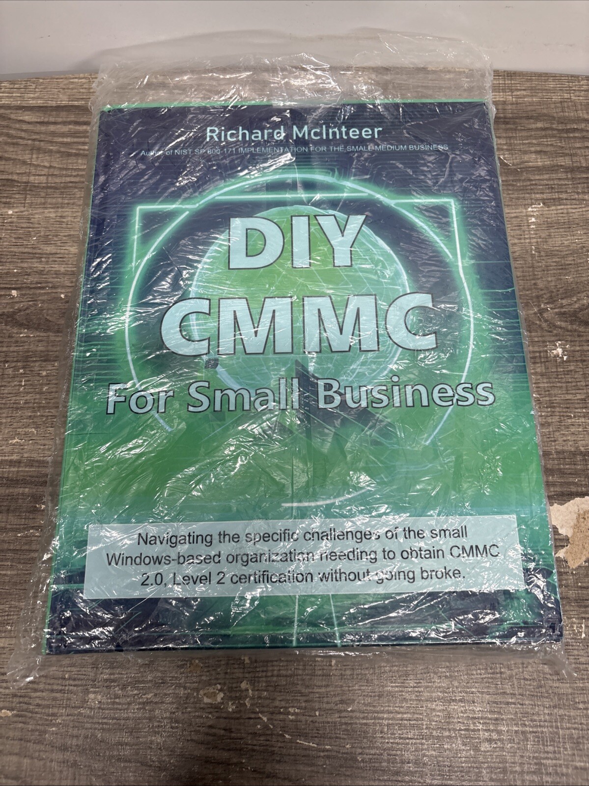 DIY CMMC for Small Business by Richard McInteer Hardcover Book