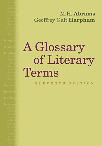 A Glossary of Literary Terms [paperback]