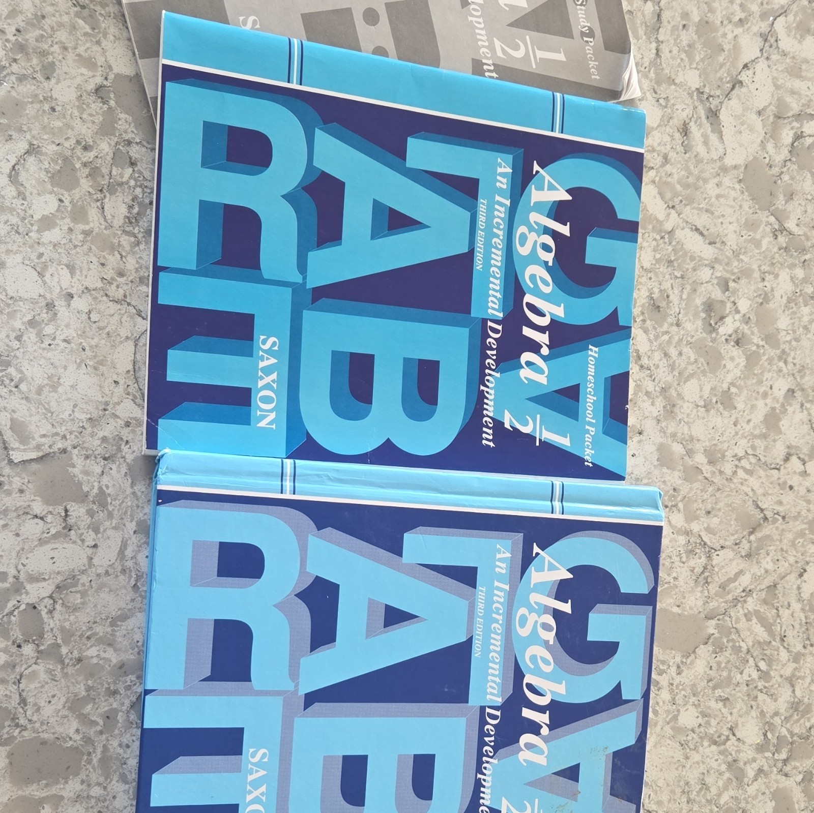 Saxon Algebra 1/2: An Incremental Development 3rd Ed Hardcover Textbook