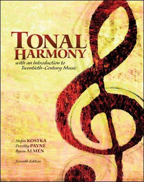 Bound for Workbook for Tonal Harmony Paperback Stefan Kostka