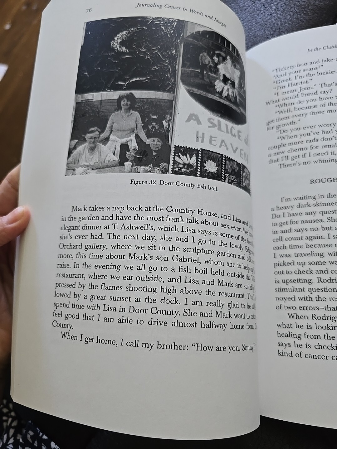 Journaling Cancer in Words and Images : Caught in the Clutch of the Crab SIGNED