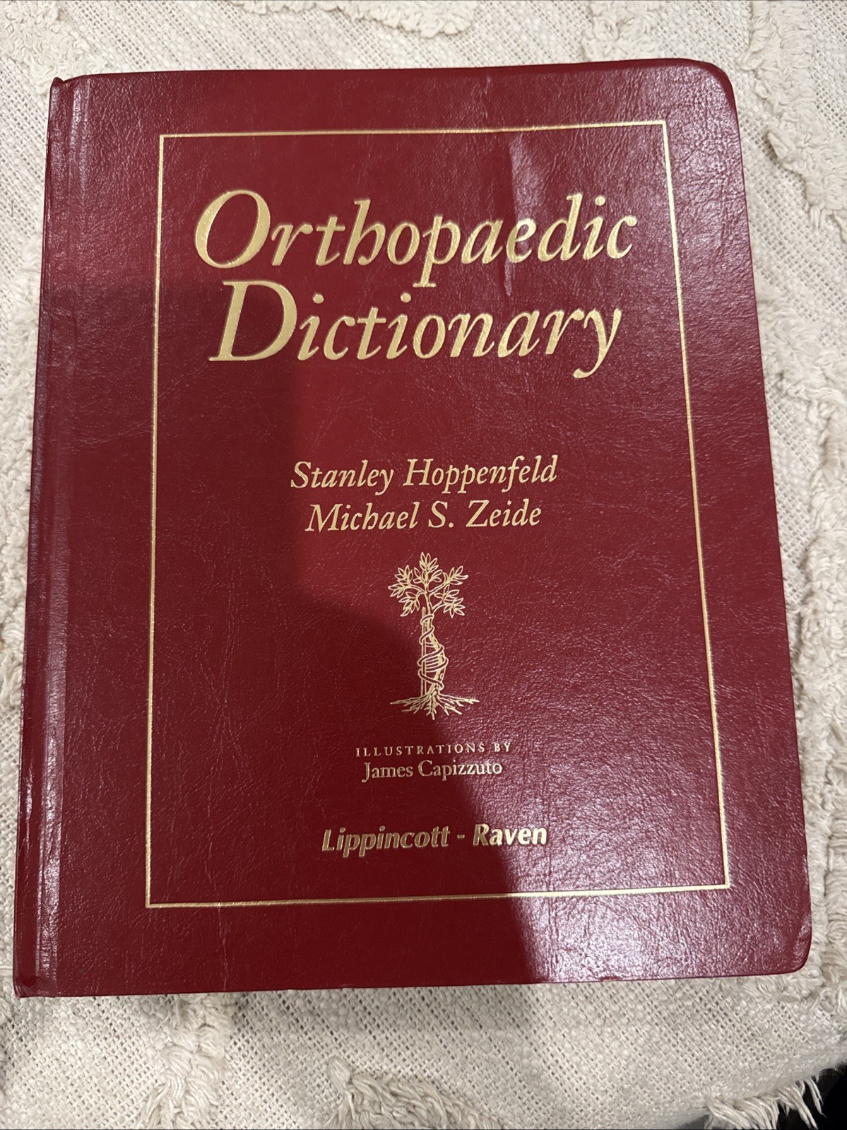 ORTHOPAEDIC DICTIONARY By Stanley Hoppenfeld & Michael S. Zeide – Hardcover *VG*