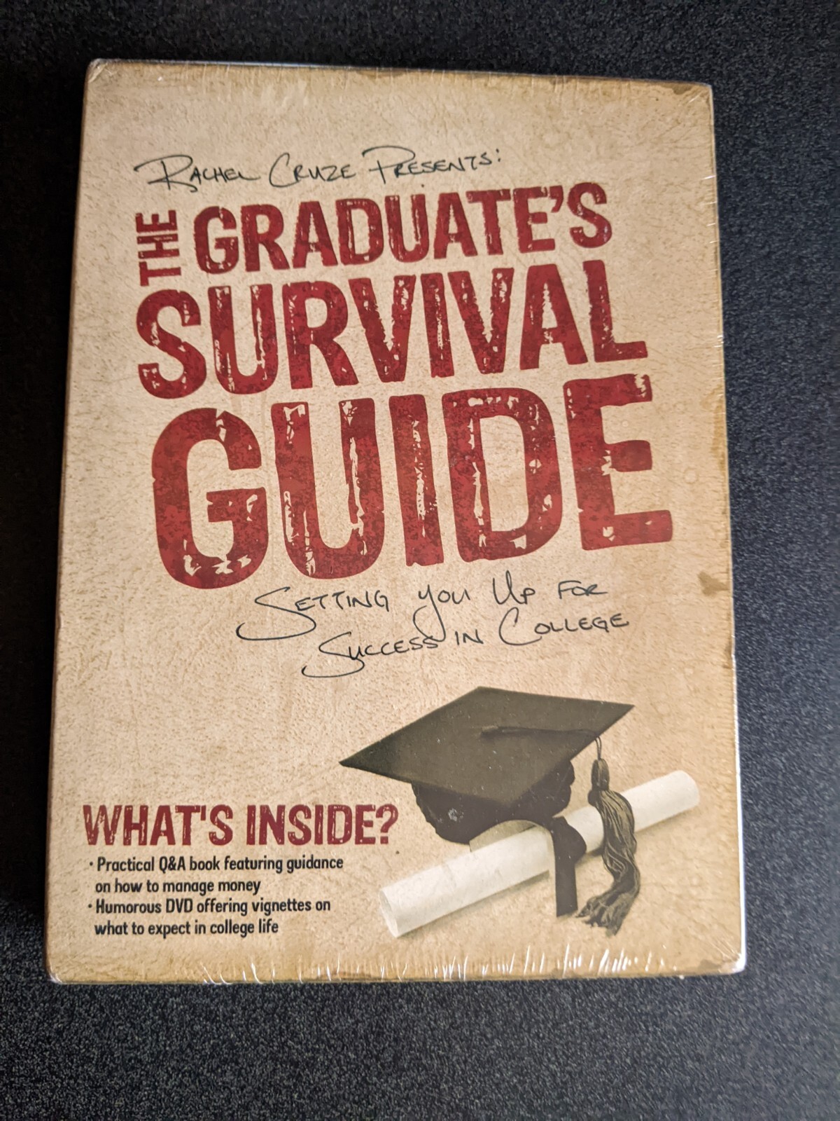 The Graduate’s Survival Guide by Rachel Cruze (2011, Trade Paperback & DVD. New.