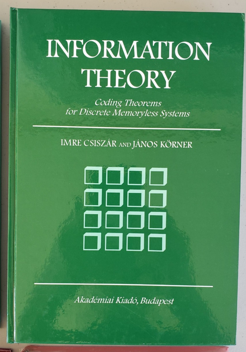 Information Theory Books Lot 4 NOS Picinbono Blahut Oswald Csiszor