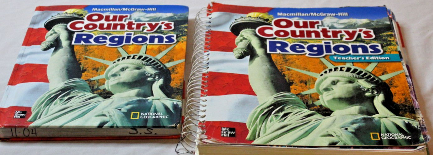 McGraw Hill Our Country’s Regions Teacher & Student Edition Textbook Set