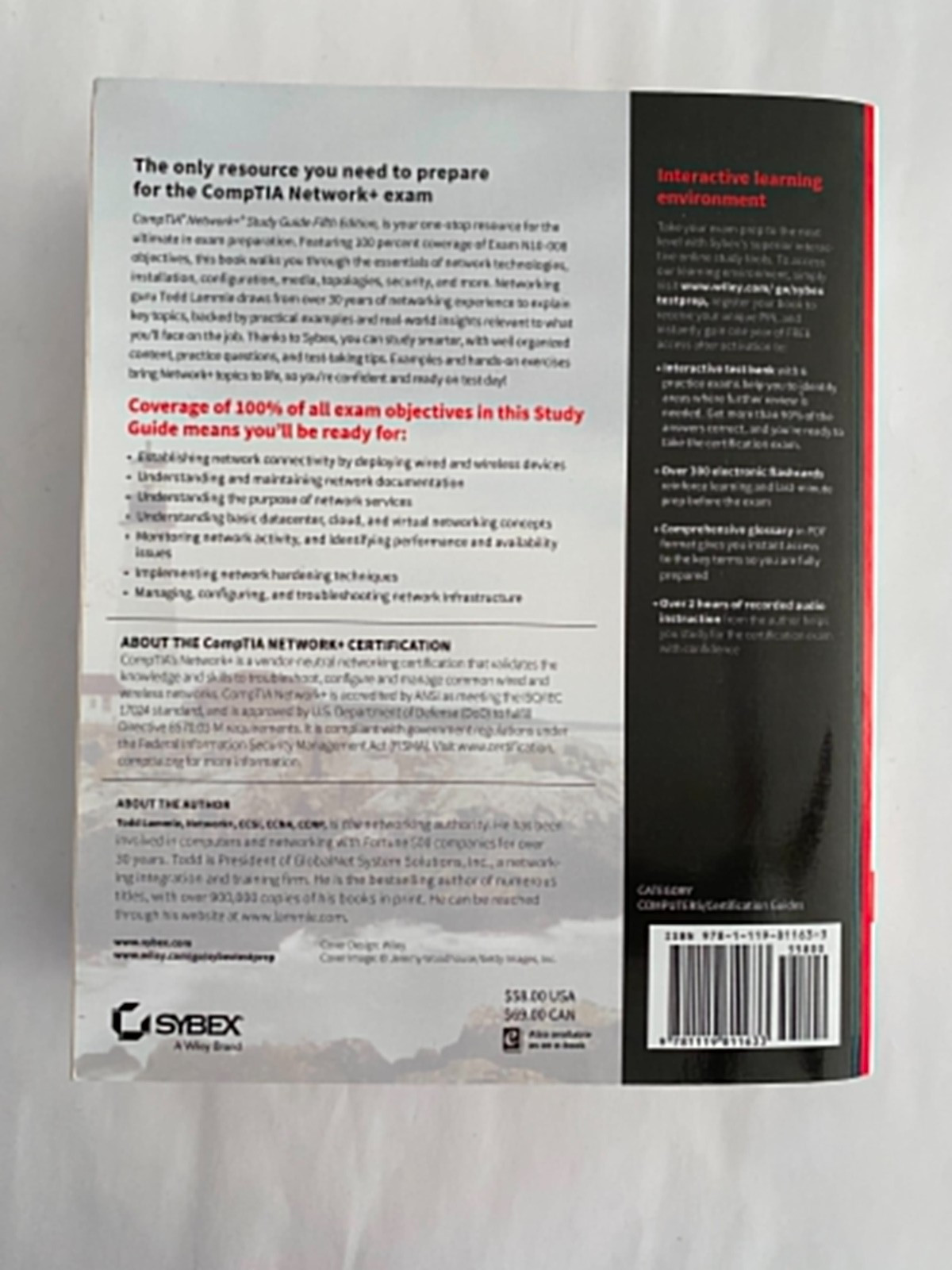 Sybex Study Guide Ser.: CompTIA Network+ Study Guide : Exam N10-008 5th LIKE NEW