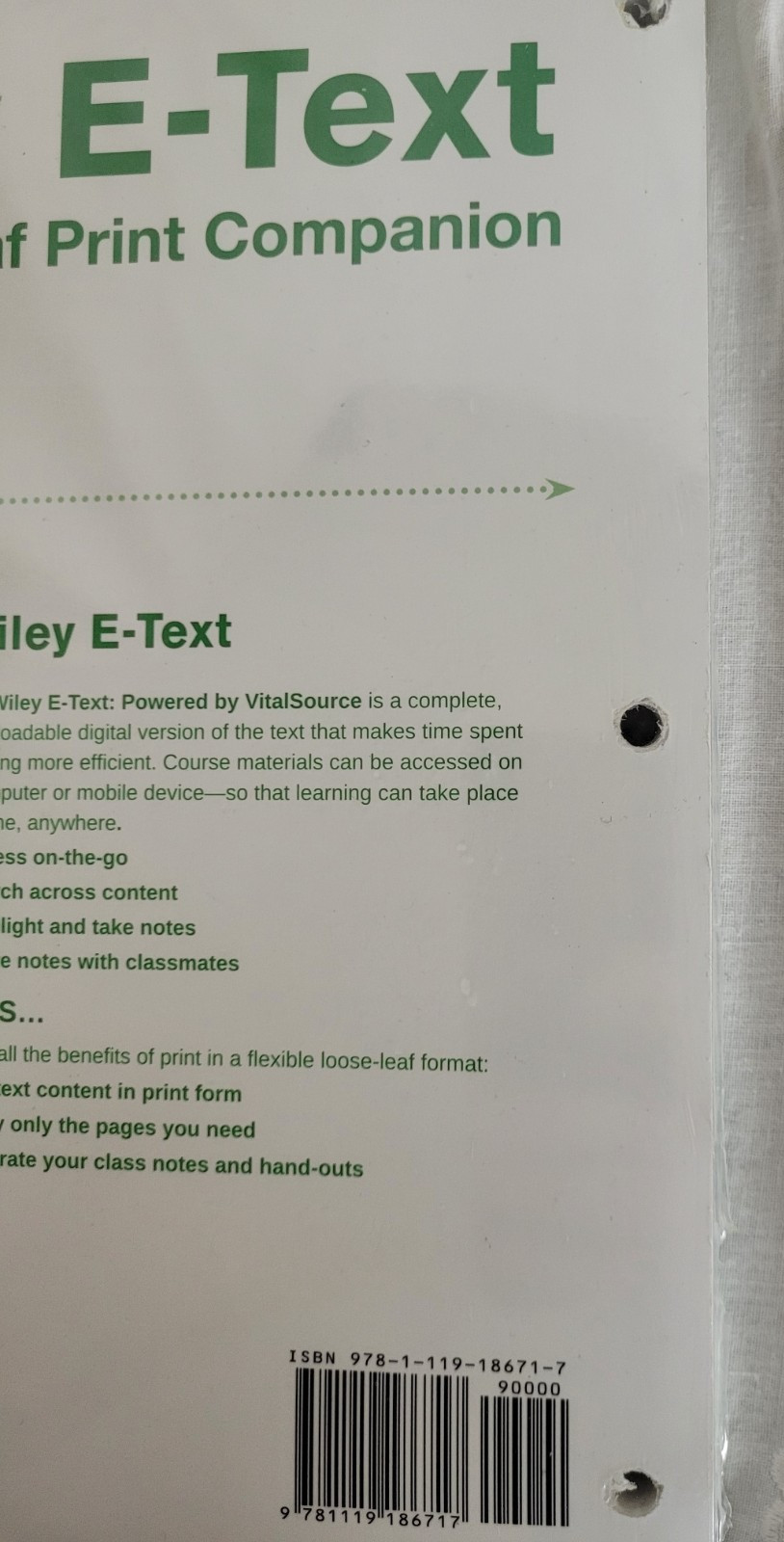 Wiley E-Text Java Concepts Late Objects Cay Horstman Loose Leaf NIP