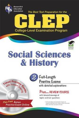 CLEP Social Sciences and History wCD (CLEP Test Preparation) By CLEP – GOOD